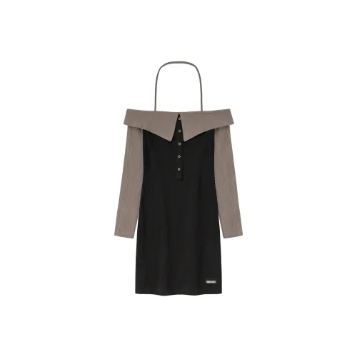 CHUU Long Sleeved Dresses Women's Black