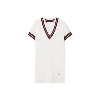 Victoria, Victoria Beckham Short-Sleeved Dresses Women's White
