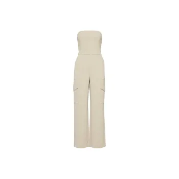 ARITZIA Wilfred Cordial Cargo Jumpsuit Jumpsuit Women's Humus Beige/Compost Beige Yellow