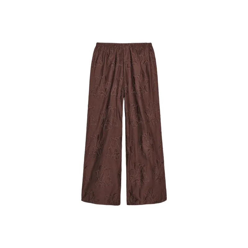 ZARA ZW Series Casual Pants Women's Brown-1