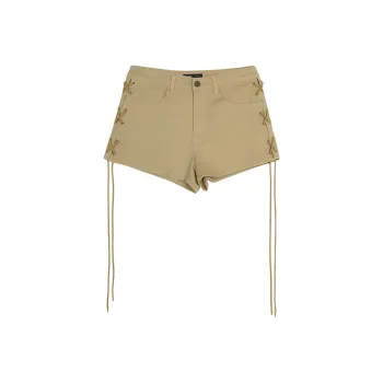 A21 Casual Shorts Women's Dark Khaki