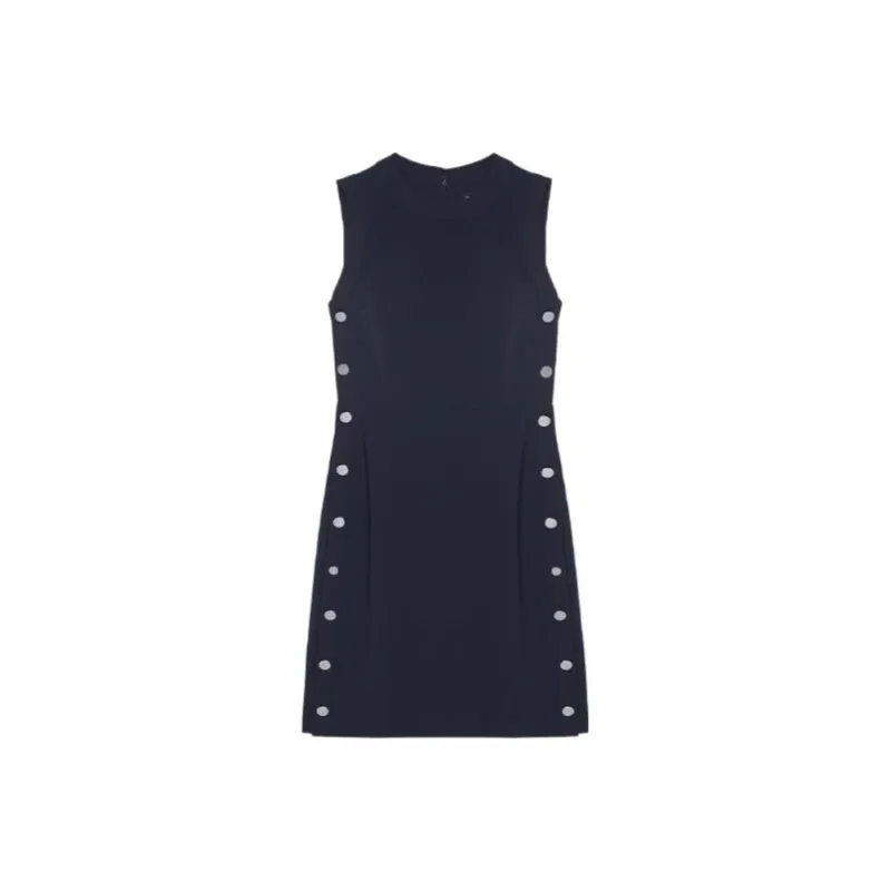 CLUB MONACO Sleeveless Dress Women's Marine Blue-0