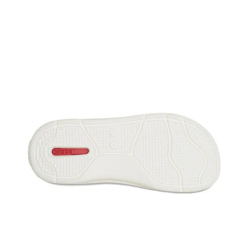 Crocs Abrasion Resistant Flip Flops Unisex Blue Red-5