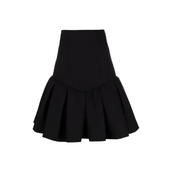 PHILOSOPHY DI LORENZO SERAFINI FW21 Cropped Skirt Black