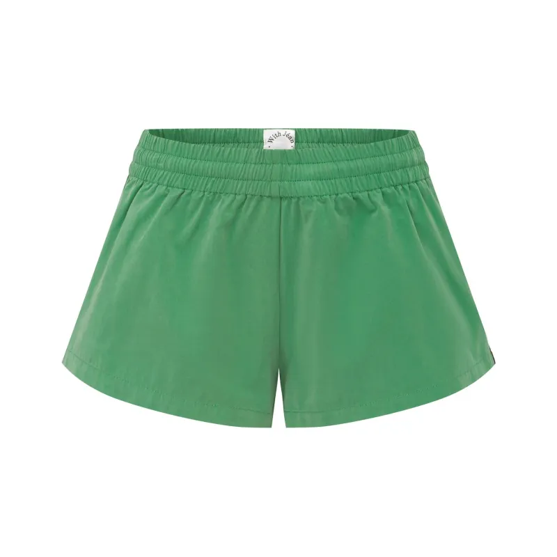WITH JEAN SS25 Romeo Shorts Casual Shorts Women's Green-0