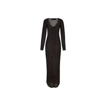 Realisation Par FW24 The Selma Long-Sleeved Dresses Women's Jungle Open Country Jungle