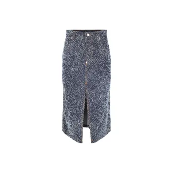 Stella McCartney Boucle Denim Skirt