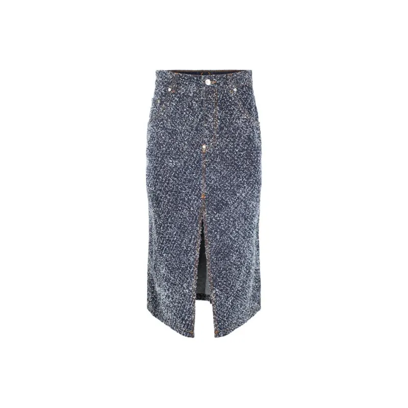 Stella McCartney Boucle Denim Skirt-0