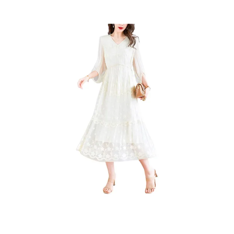 Ink Beauty Long Sleeved Dress Women's-4
