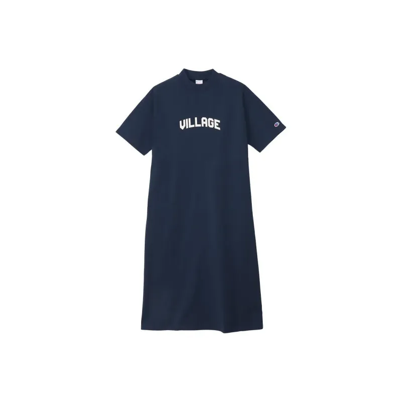 Champion SS24 Short-Sleeved Dresses Women's Marine Blue-0