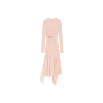 GIVENCHY SS24 Long-Sleeved Dresses Women's Rose Red