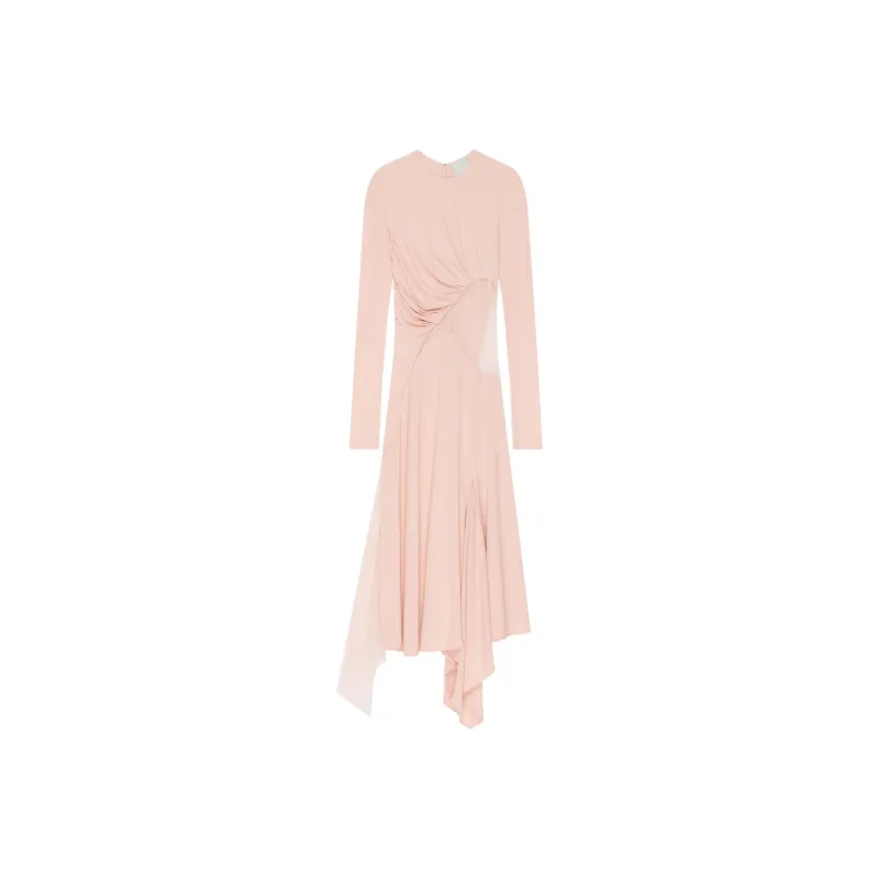 GIVENCHY SS24 Long-Sleeved Dresses Women's Rose Red-0