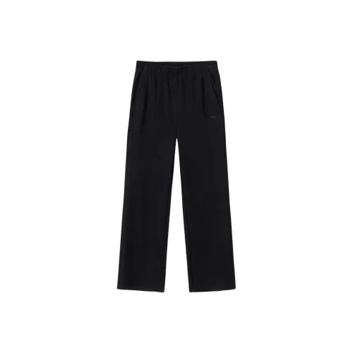 Anta Knitted Sports Pants Women's Basic Black