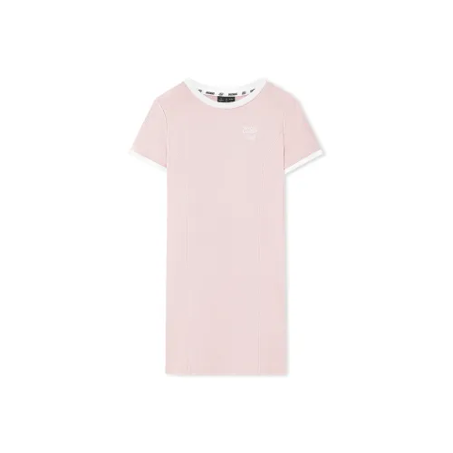 Skechers Short Sleeved Dresses Women's Nude Pink
