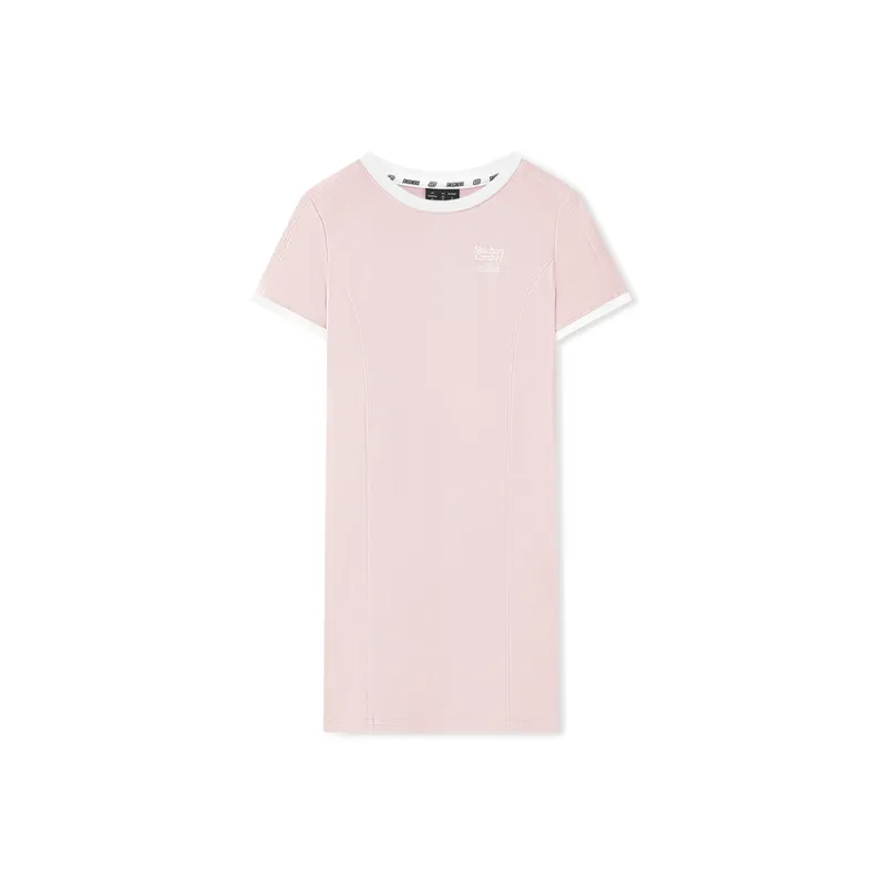 Skechers Short-Sleeved Dresses Women's Nude Pink-0