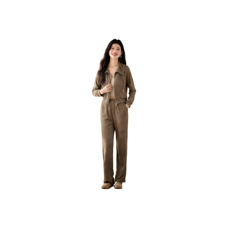 CARBAMMI Casual Suit Women's Coffee-0