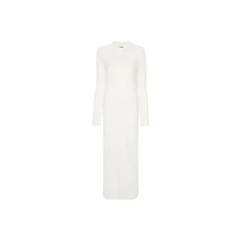 JIL SANDER Crewneck Knitted Maxi Dress