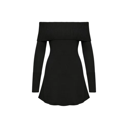 ARITZIA Sunday Best Topaz Dress Long-Sleeved Dresses Women's BLACK/Black