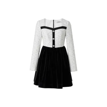 TAMMY TANGS Long Sleeved Dresses Women's Black/White