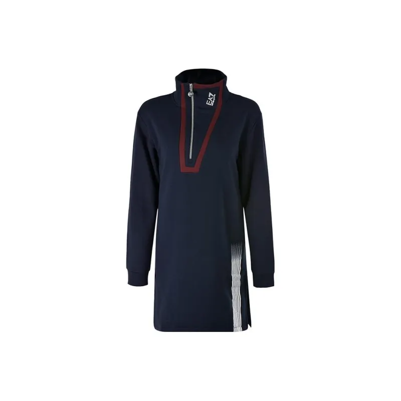 EMPORIO ARMANI Long Sleeved Dresses Women's Dark Blue-0