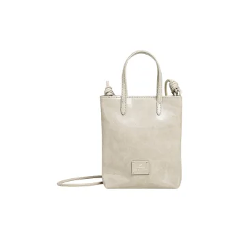 Miao Di Synthetic Leather Handbag, Shoulder Bag, Crossbody Bag Regular Women's Starlight White