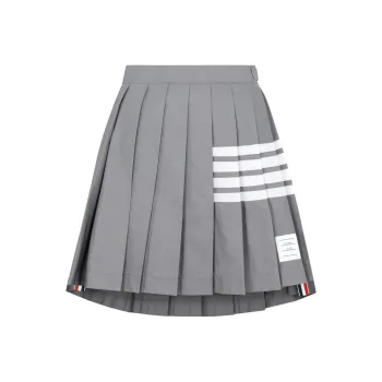 THOM BROWNE Casual Short Skirts Women's Gray