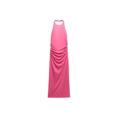 ZARA Slip Dresses Women's Pink