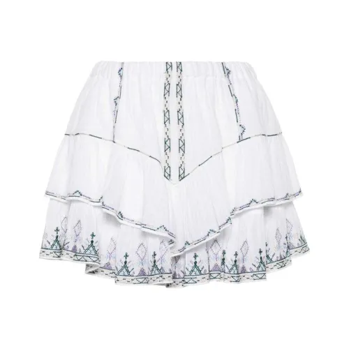 ISABEL MARANT ETOILE Jocadia Organic Cotton Ruffled Shorts