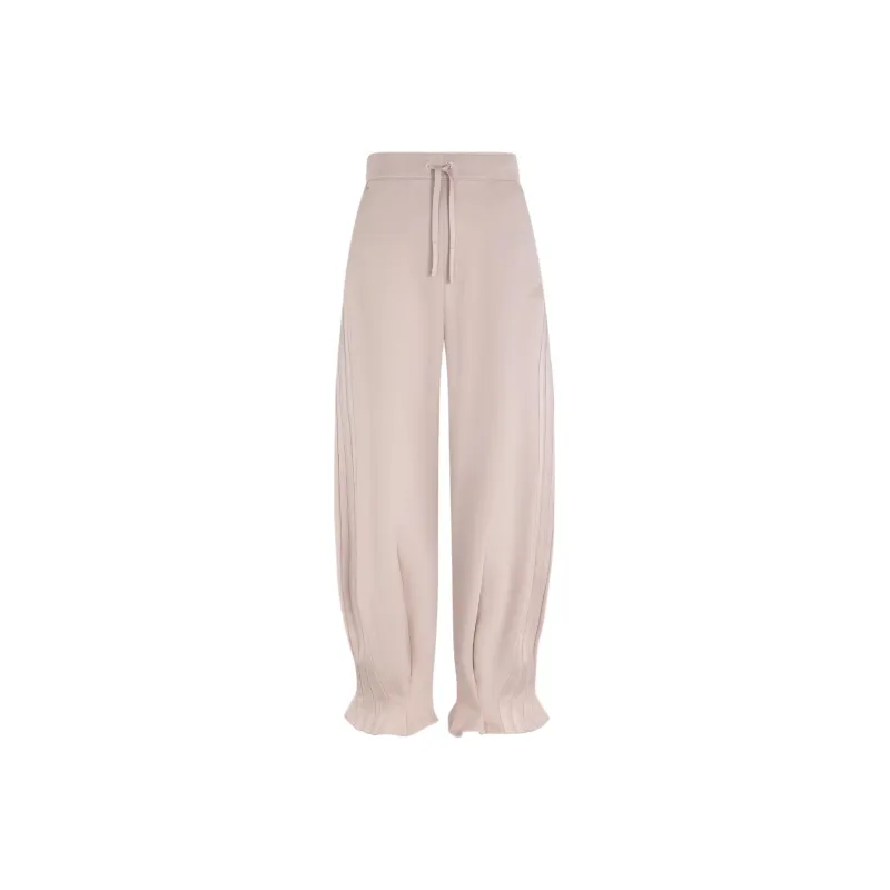 Adidas Knitted Sports Pants Women's Pink-0