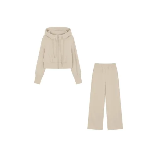 IHIMI Casual Suit Women's Beige Apricot