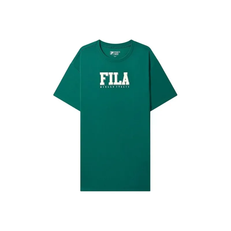 FILA Short Sleeved Dress Women's Cat's Eye Stone Green-0