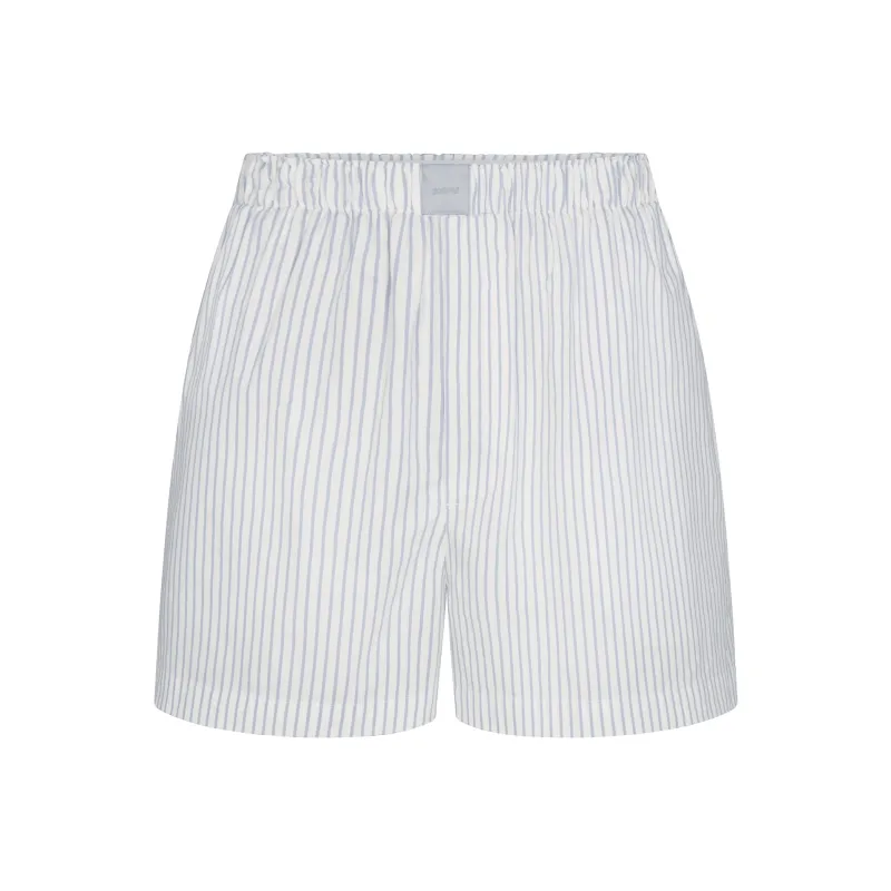 Skims SS25 Casual Shorts Women's Zen Blue Stripes-0