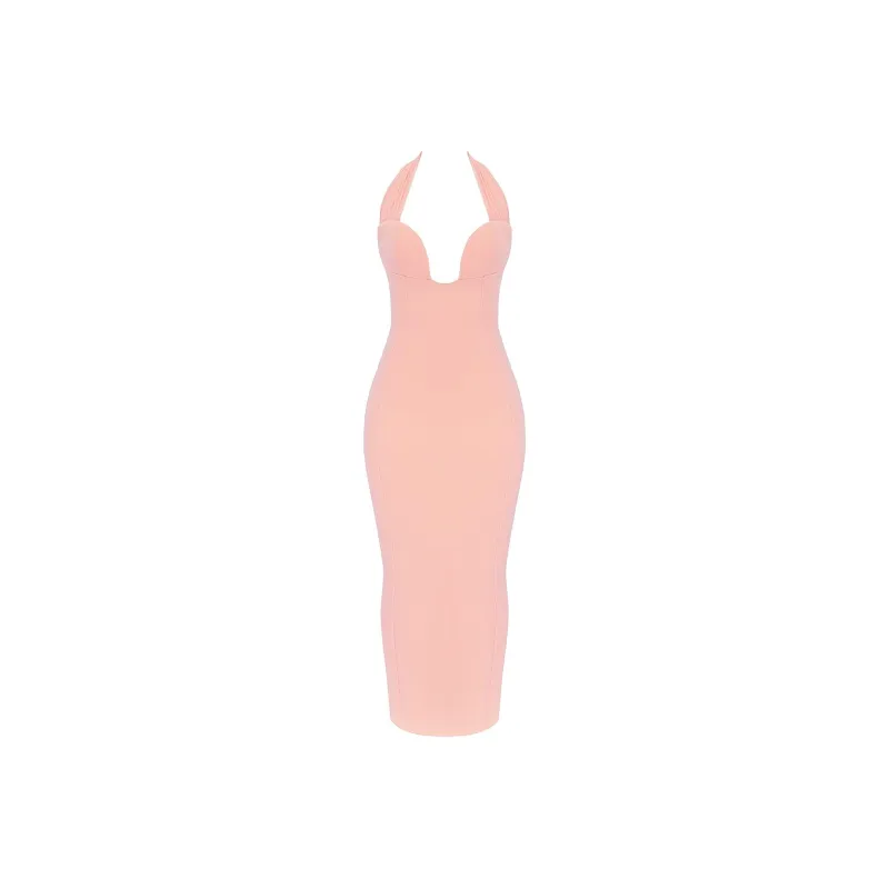 HOUSE OF CB GIANINA Slip Dress Women's SORBET/Ice Cream Color-5