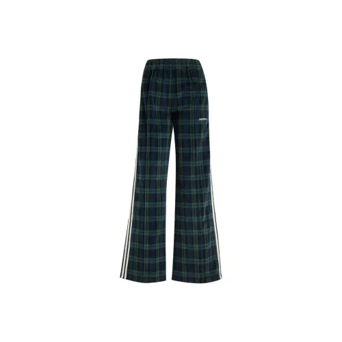 Adidas Originals Corduroy Tartan Wide Leg Pants