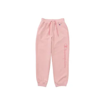 Champion SS24 Knitted Sports Pants Women's Light Pink