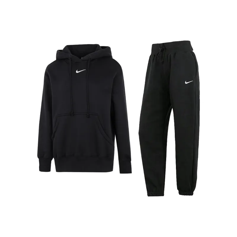 Nike Sweatshirt Set Women's Black-0