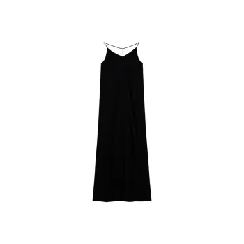 THE SEA LIFE Slip Dress Women's Black Mage