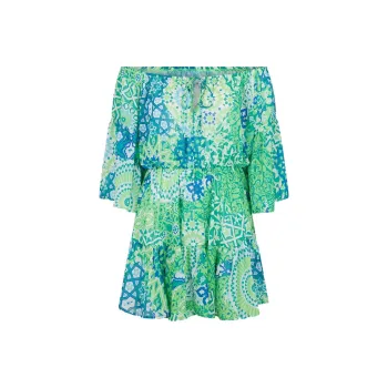 FENDI Short-Sleeved Dresses Women's Green