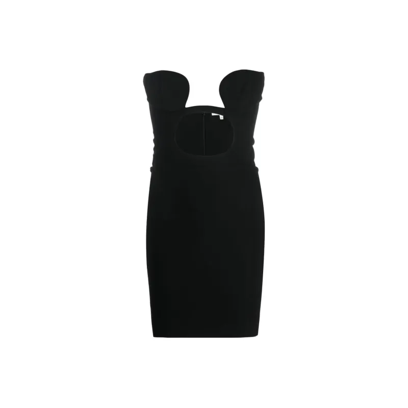 Nensi Dojaka Cut out Jersey Minidress-0