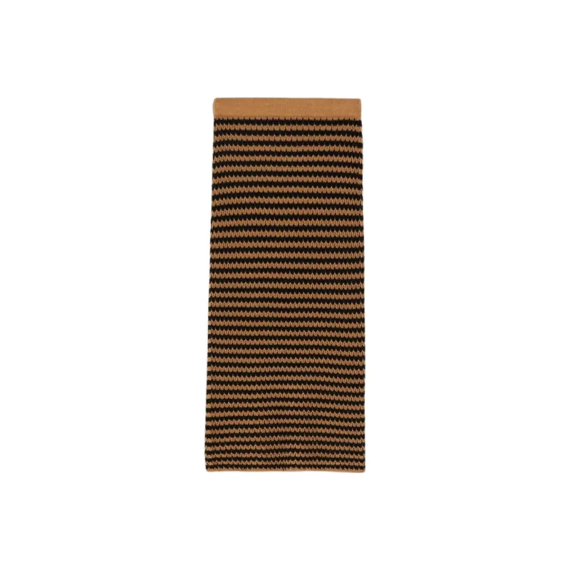 WEEKEND MaxMara Knit Long Skirt Women's Brown Black-0