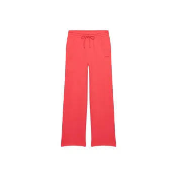 ARITZIA Cozy Sweatfleece Boyfriend Wide Sweatpant Knitted Sports Pants Women's Cherry Red/Cherry Red