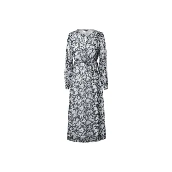 MeetMetro Long Sleeved Dresses Women's Print