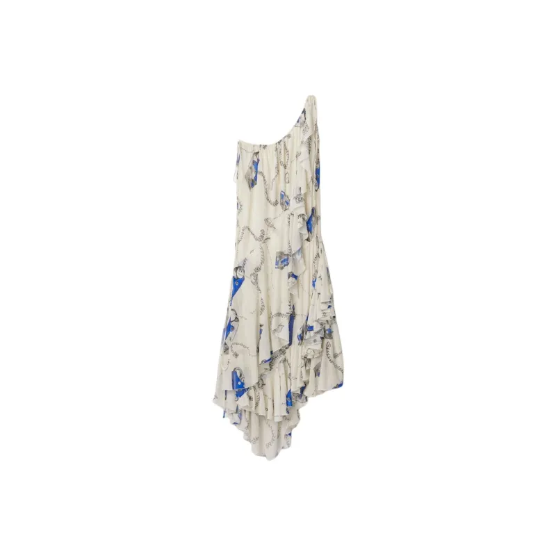 Burberry SS24 Sleeveless Dress Women's Blue-0