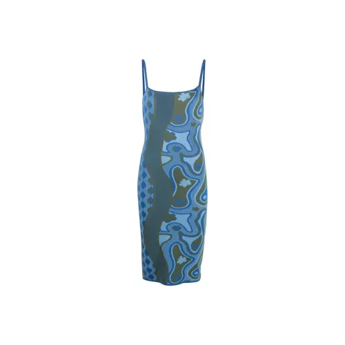 Ahluwalia Rumbidzai Pattern Intarsia Knit Mini Dress