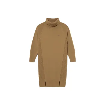 LACOSTE Long Sleeved Dress Women's Brown