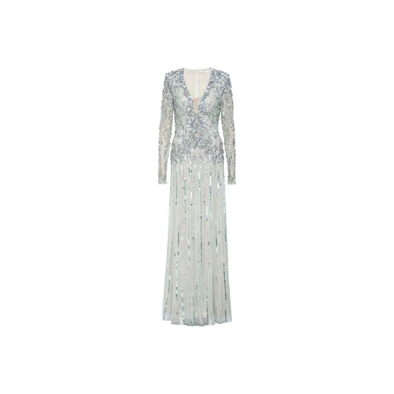 RACHEL GILBERT Rosa Crystal embellished Gown-0