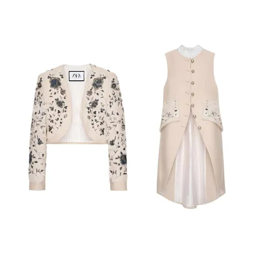 ZARA Casual Suit Women's Oyster White