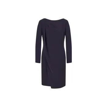 EMPORIO ARMANI Technical Cady Dress With Front Panel