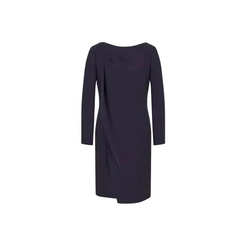 EMPORIO ARMANI Technical Cady Dress With Front Panel