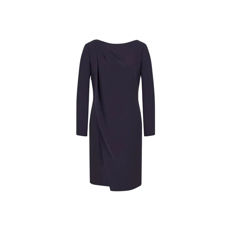 EMPORIO ARMANI Technical Cady Dress With Front Panel-0